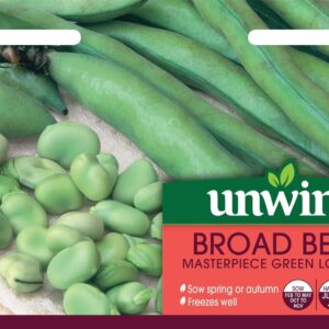 Unwins Broad Bean Masterpiece Green Longpod 40 Seeds