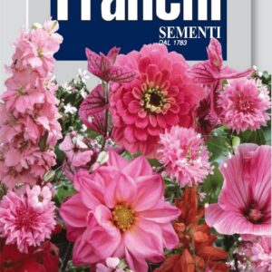 Franchi Seeds of Italy - Flower - FDBF_ 322-3 - Mixed Summer Flowers - Pink - Seeds