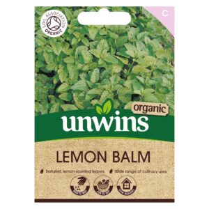 Unwins Herb Organic Lemon Balm  - 500 Seeds