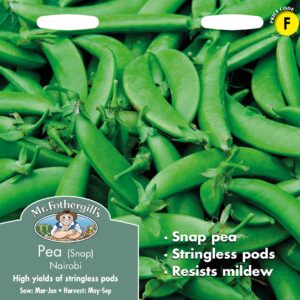 Mr Fothergills - Vegetable - Pea - Nairobi (Snap) - 250 Seeds