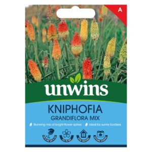 Unwins Flower Kniphofia Grandiflora mix - 50 Seeds
