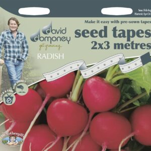 Mr Fothergills - David Domoney - Vegetable - Radish - Cherry Belle - Seed Tape