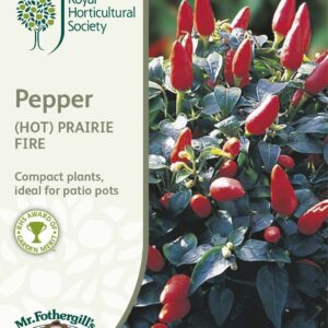 Mr Fothergills RHS Pepper (Hot) Prairie Fire 20 Seeds