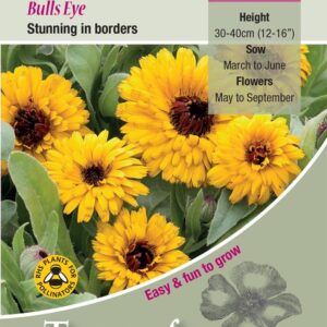 Kings Seeds  Calendula Bulls Eye Seeds