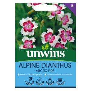 Unwins Flower Dianthus deltoides Arctic Fire - 75 Seeds