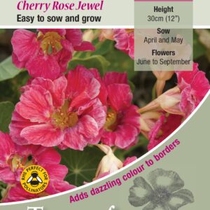 Kings Seeds Nasturtium Cherry Rose Jewel Seeds