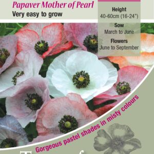 Kings Seeds Poppy Mother of Pearl 500 Seed