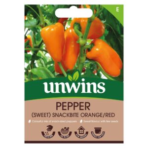 Unwins Vegetable Pepper Snackbite Orange&Red Seed