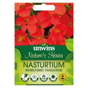 Unwins Flower Nasturtium Whirlybird Tangerine - 30 Seeds