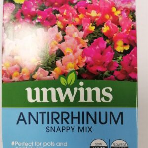 Unwins - Flower - Antirrhinum Snappy Mix Seeds