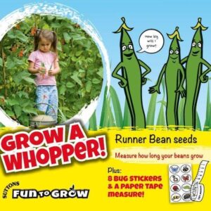 Sutton Seeds - Bean Seeds - Grow a Whopper