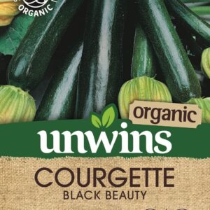 Unwins Courgette Black Beauty (Organic) 10 Seeds