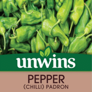 Unwins Pepper (Chilli) Padron 10 Seeds