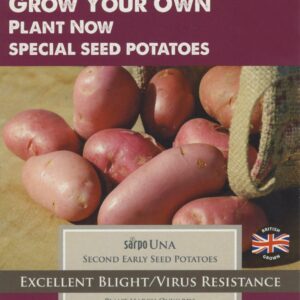 Taylors - Seed Potatoes - Sarpo Una - 8 Tubers - Second Early
