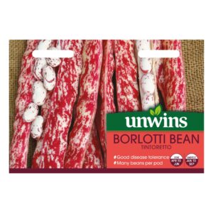 Unwins - Vegetable - Borlotti Bean Tintoretto Seeds