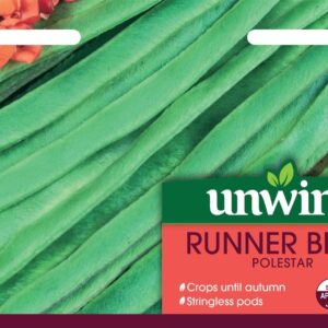 Unwins Runner Bean Polestar 45 Seeds