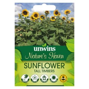 Unwins Flower Sunflower Tall Timbers - 12 Seeds