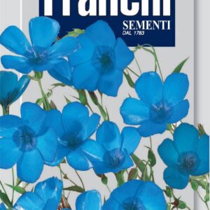 Franchi Seeds of Italy - Flower - FDBF_ 333-51 - Lino Flax - Ornamental Sky Blue - Seeds