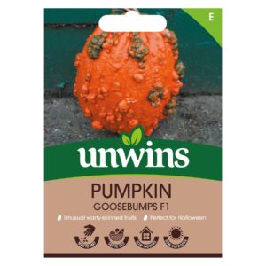 Unwins Vegetable Pumpkin Goosebumps F1 Hybrid - 8 Seeds