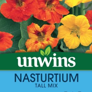 Unwins Nasturtium Tall Mix 35 Seeds