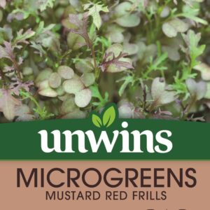 Unwins MicroGreens Mustard Red Frills Seeds