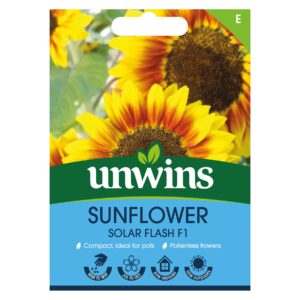 Unwins - Flower - Sunflower Solar Flash F1 Seeds