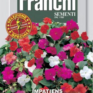 Franchi Seeds of Italy - Flower - FDBF_S 332-1 - Impatiens - Ibrido Mix - Seeds