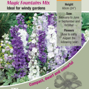 Kings Seeds Delphinium Magic Fountain Mix 50 Seed