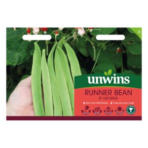 Unwins Vegetable Runner Bean St George - 40 Seeds