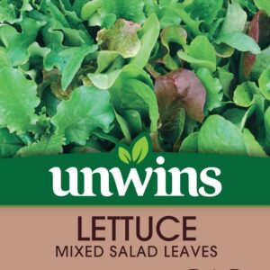 Unwins Lettuce (Leaves) Mixed Salad Leaves 1000 Seeds