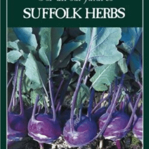 Suffolk Herbs Organic Kohl Rabi Azur Star Seeds